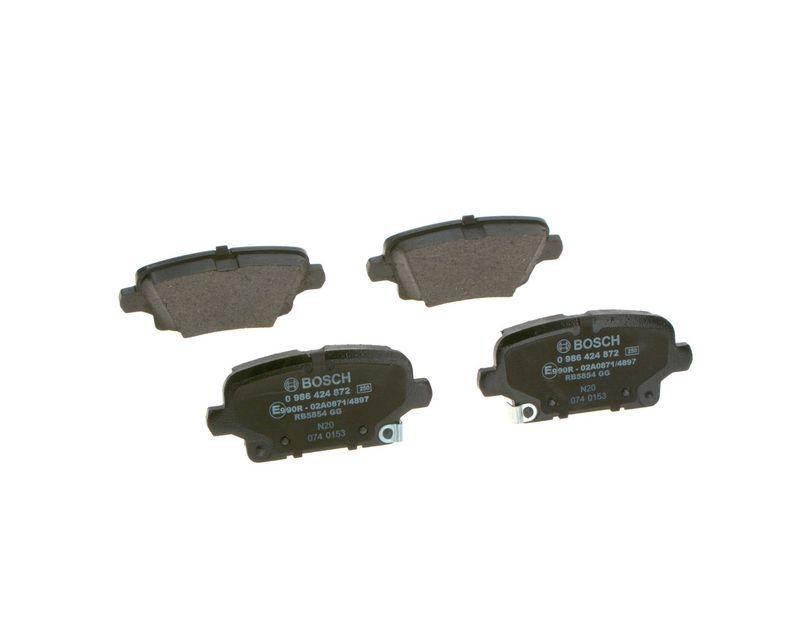 Kit de plaquettes de frein, frein à disque BOSCH 0 986 424 872