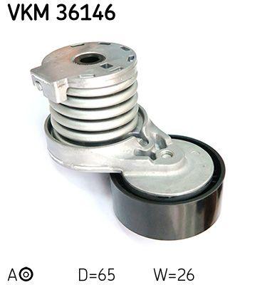 Tendeur de courroie, courroie trapézoïdale à nervures SKF VKM 36146