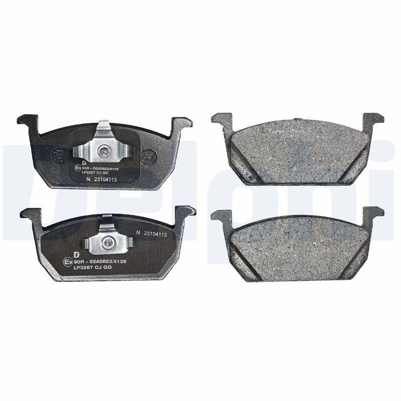 Kit de plaquettes de frein, frein à disque DELPHI LP3287