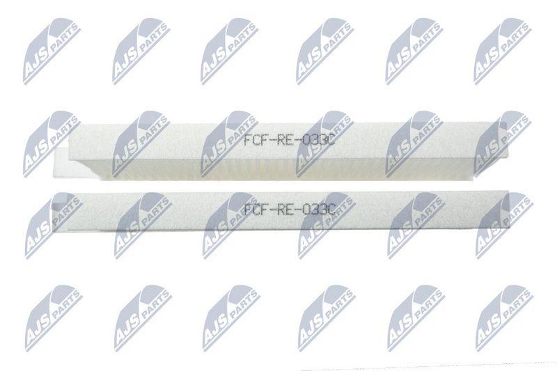 Filtre, air de l'habitacle NTY FCF-RE-033