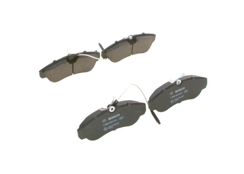 Kit de plaquettes de frein, frein à disque BOSCH 0 986 424 031