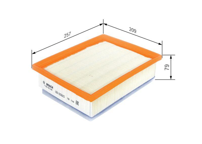 Filtre à air BOSCH F 026 400 496