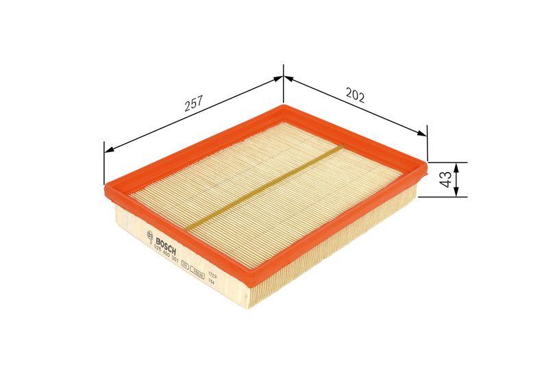 Filtre à air BOSCH F 026 400 301