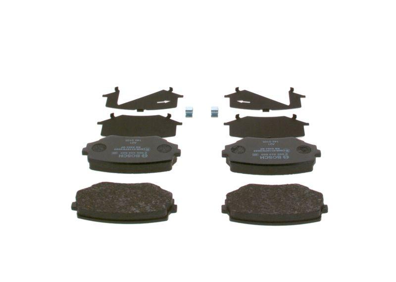 Kit de plaquettes de frein, frein à disque BOSCH 0986424658