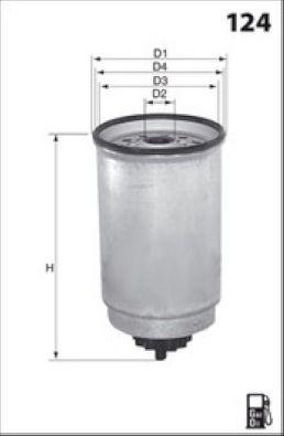 Filtre à carburant MECAFILTER ELG5223