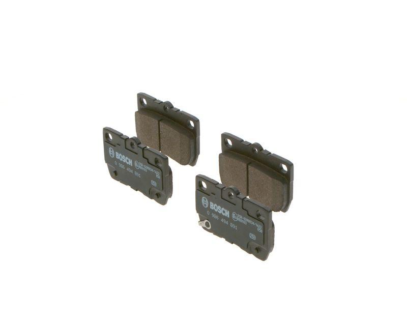 Kit de plaquettes de frein, frein à disque BOSCH 0 986 494 891