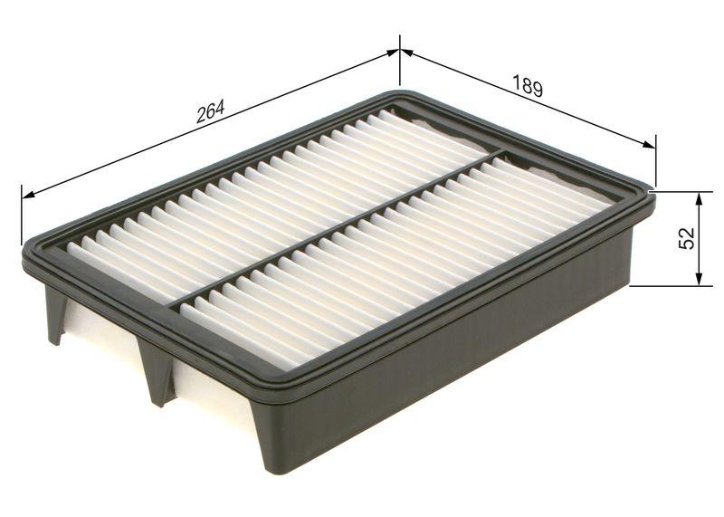 Filtre à air BOSCH F 026 400 587