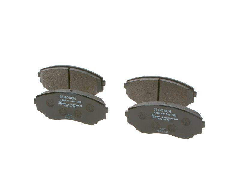 Kit de plaquettes de frein, frein à disque BOSCH 0 986 494 855