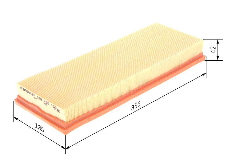 Filtre à air BOSCH F 026 400 155