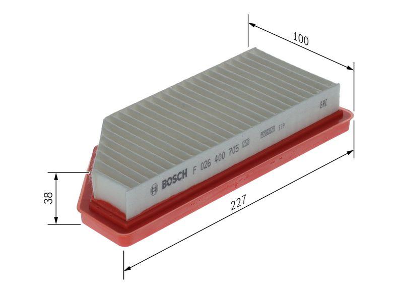 Filtre à air BOSCH F 026 400 705