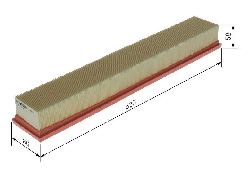 Filtre à air BOSCH 1 457 433 043