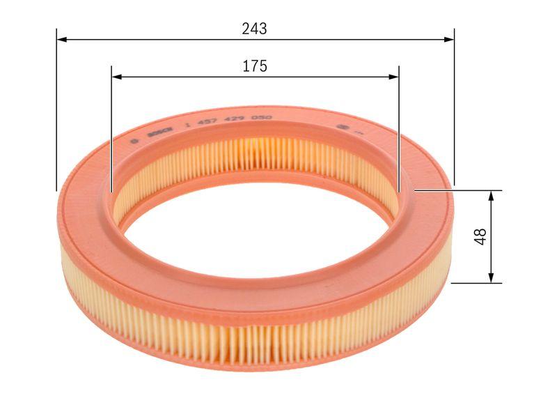 Filtre à air BOSCH 1 457 429 050