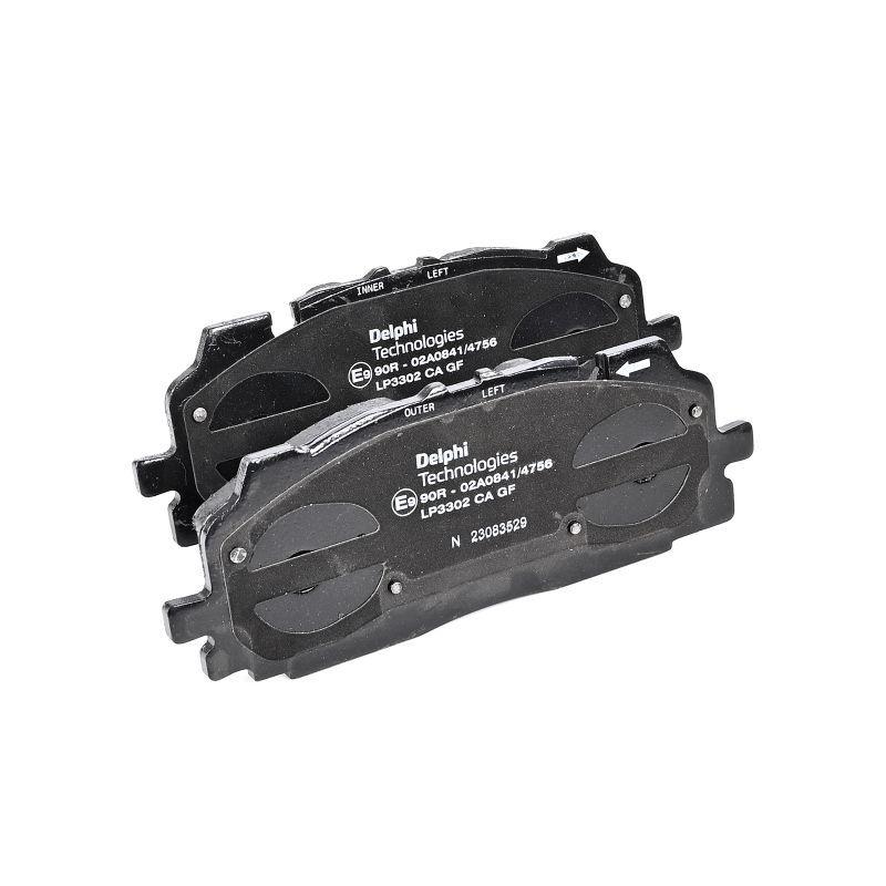Kit de plaquettes de frein, frein à disque DELPHI LP3302