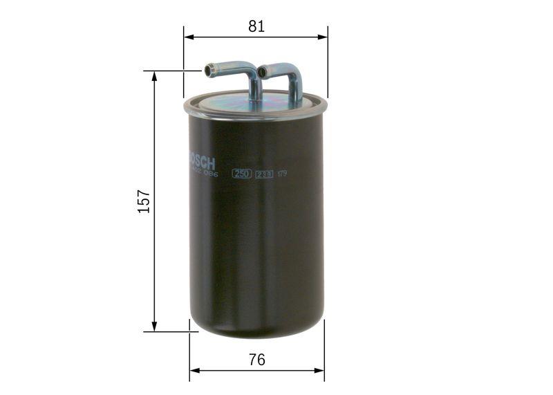 Filtre à carburant BOSCH F 026 402 086