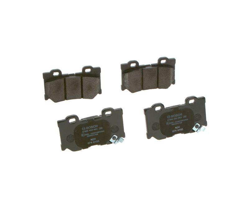 Kit de plaquettes de frein, frein à disque BOSCH 0 986 494 863