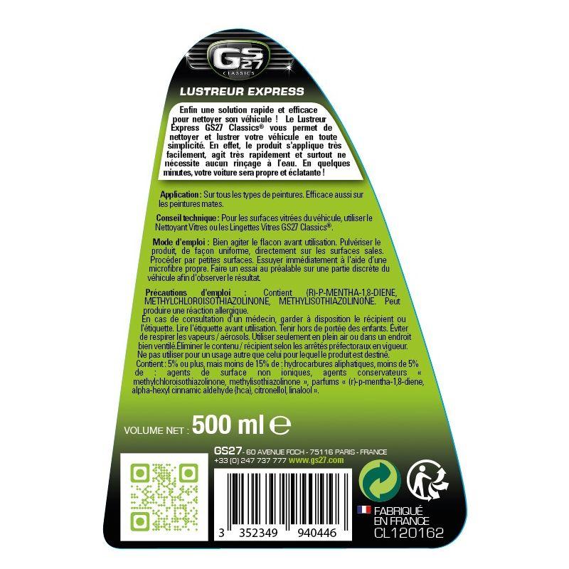 Lustreur express spray 500 ml - GS27 CL120162