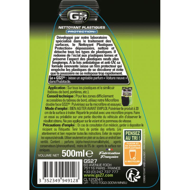 Nettoyant plastique protection 500 ml - GS27 CL120241