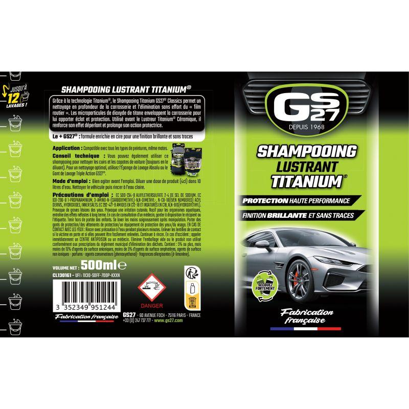 Shampoing lustrant titanium 500 ml - GS27 CL130161