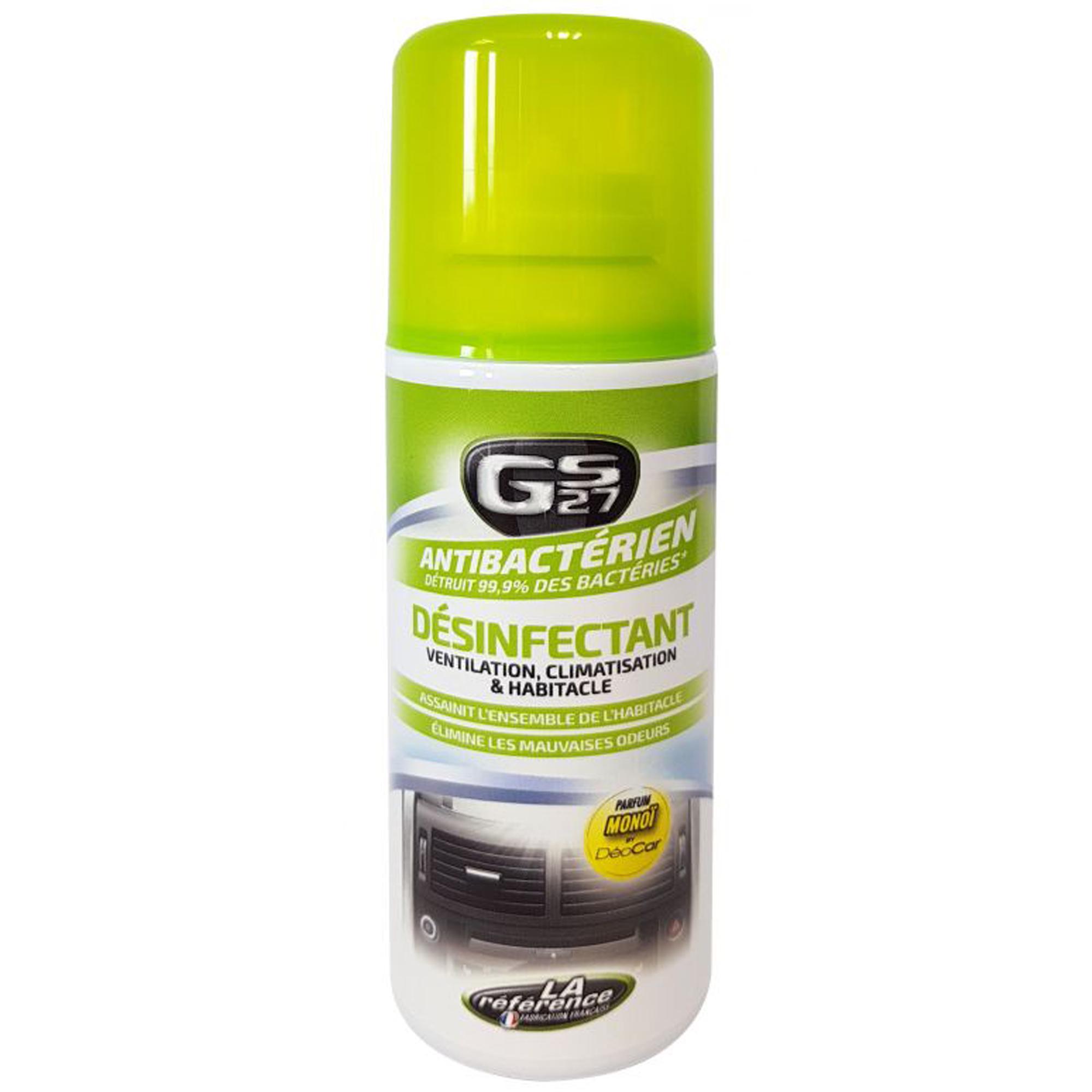 Désinfectant Ventilation, Climatisation et Habitacle nettoyant parfum monoi 125 ml - GS27 CL160431