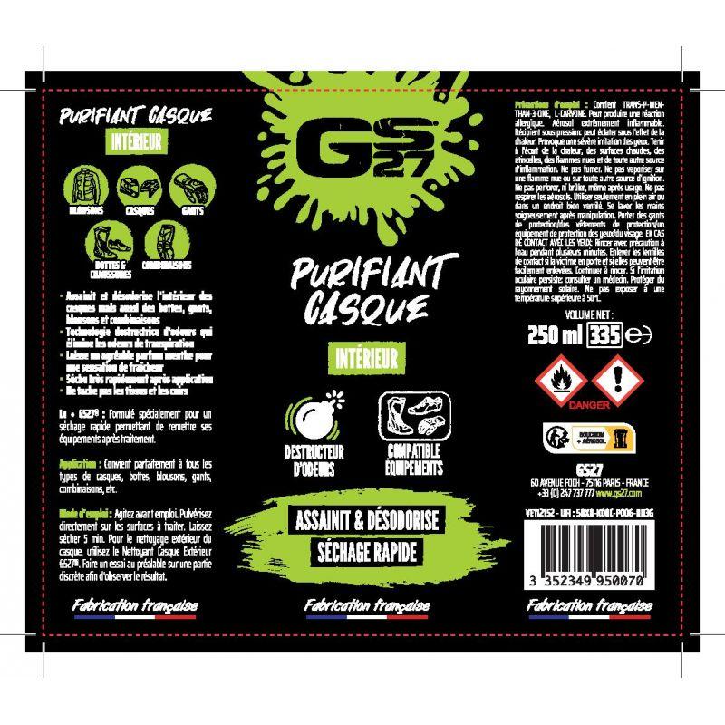 Purifiant casque et équipement spray 250 ml - GS27 VE112152