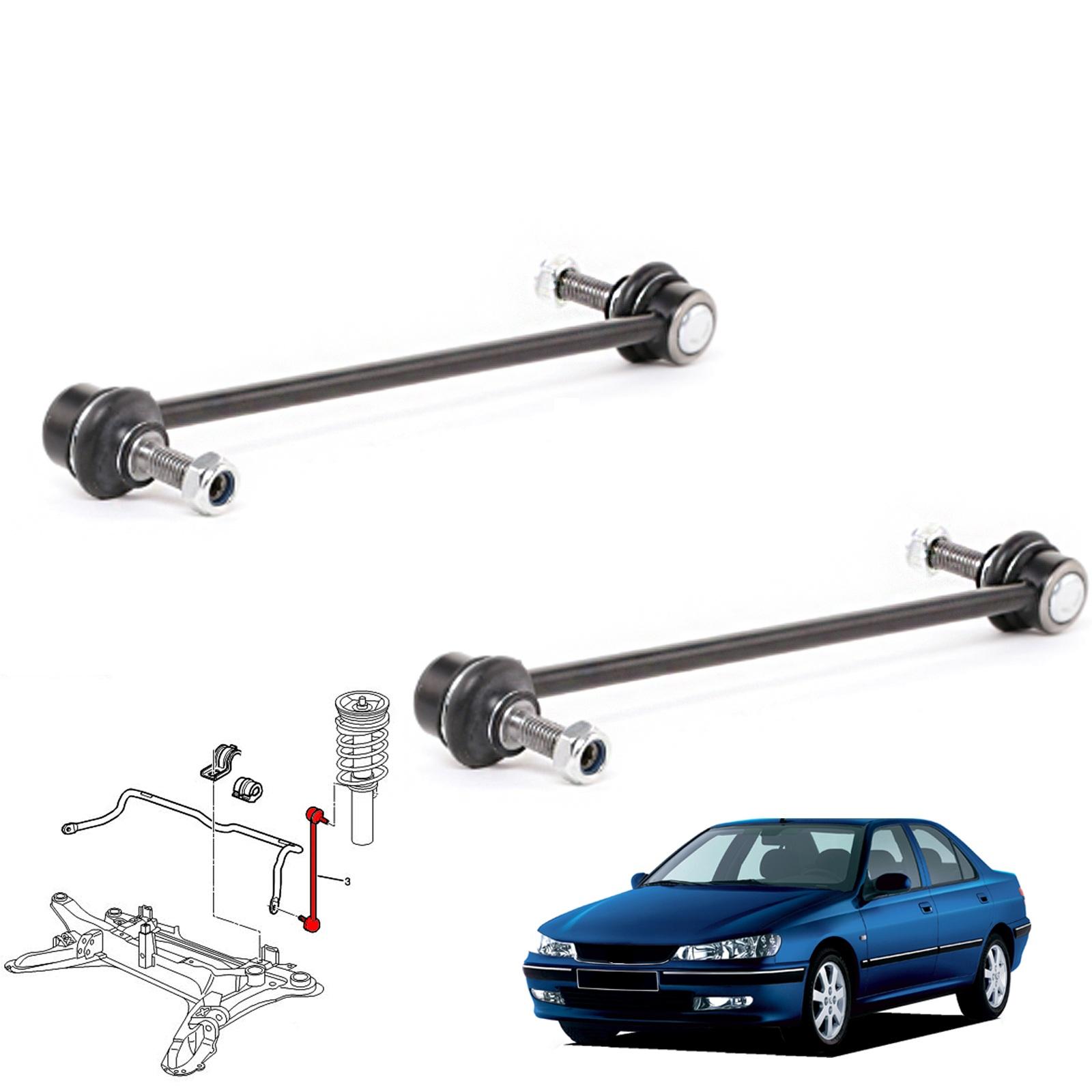 Biellette barre stabilisatrice avant gauche + droite pour 406 607 C5 Xantia PARTSLINE KC00035