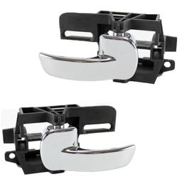 Poignees de porte interieures chrome gauche + droite pour Qashqai I PARTSLINE KC00083
