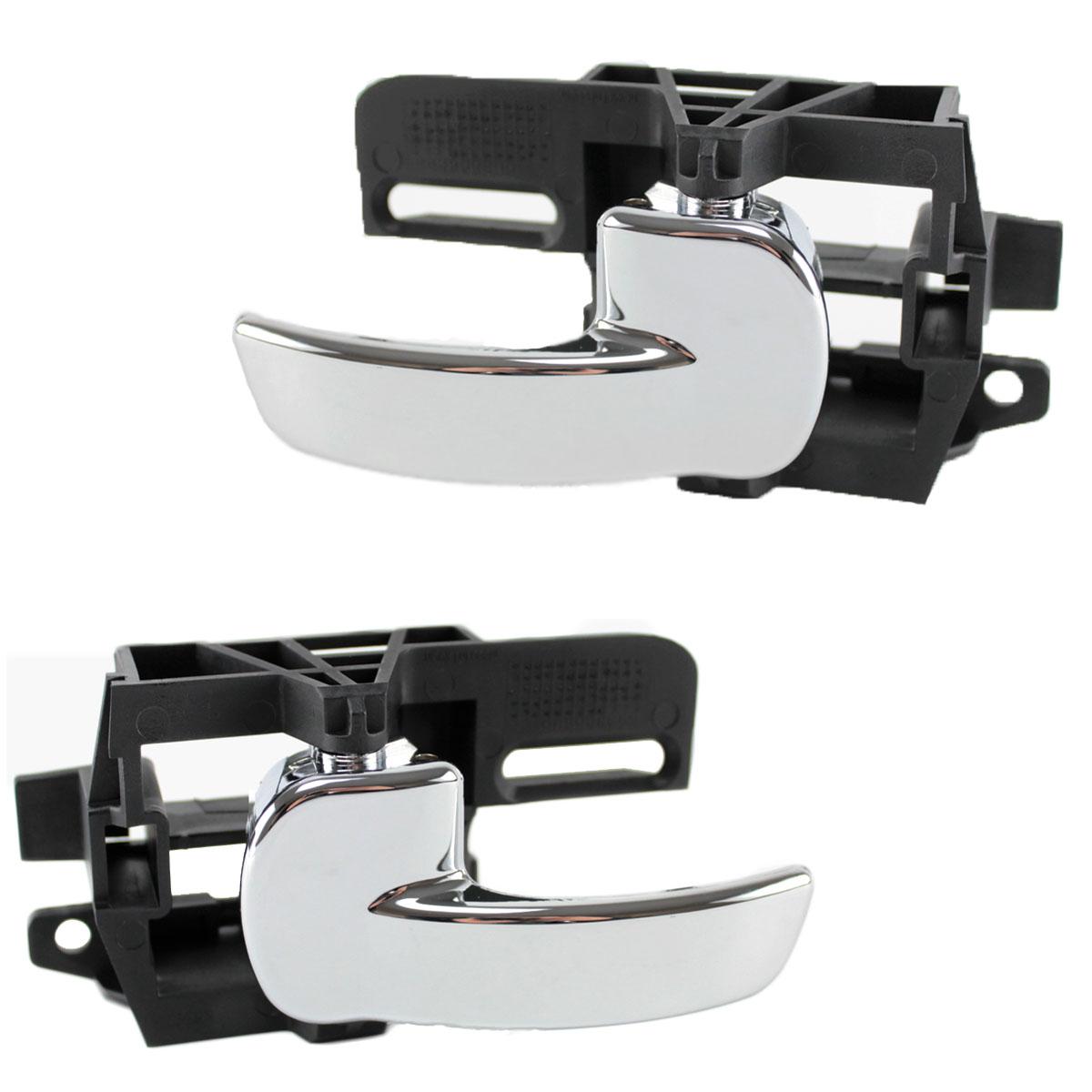 Poignees de porte interieures chrome gauche + droite pour Qashqai I PARTSLINE KC00083