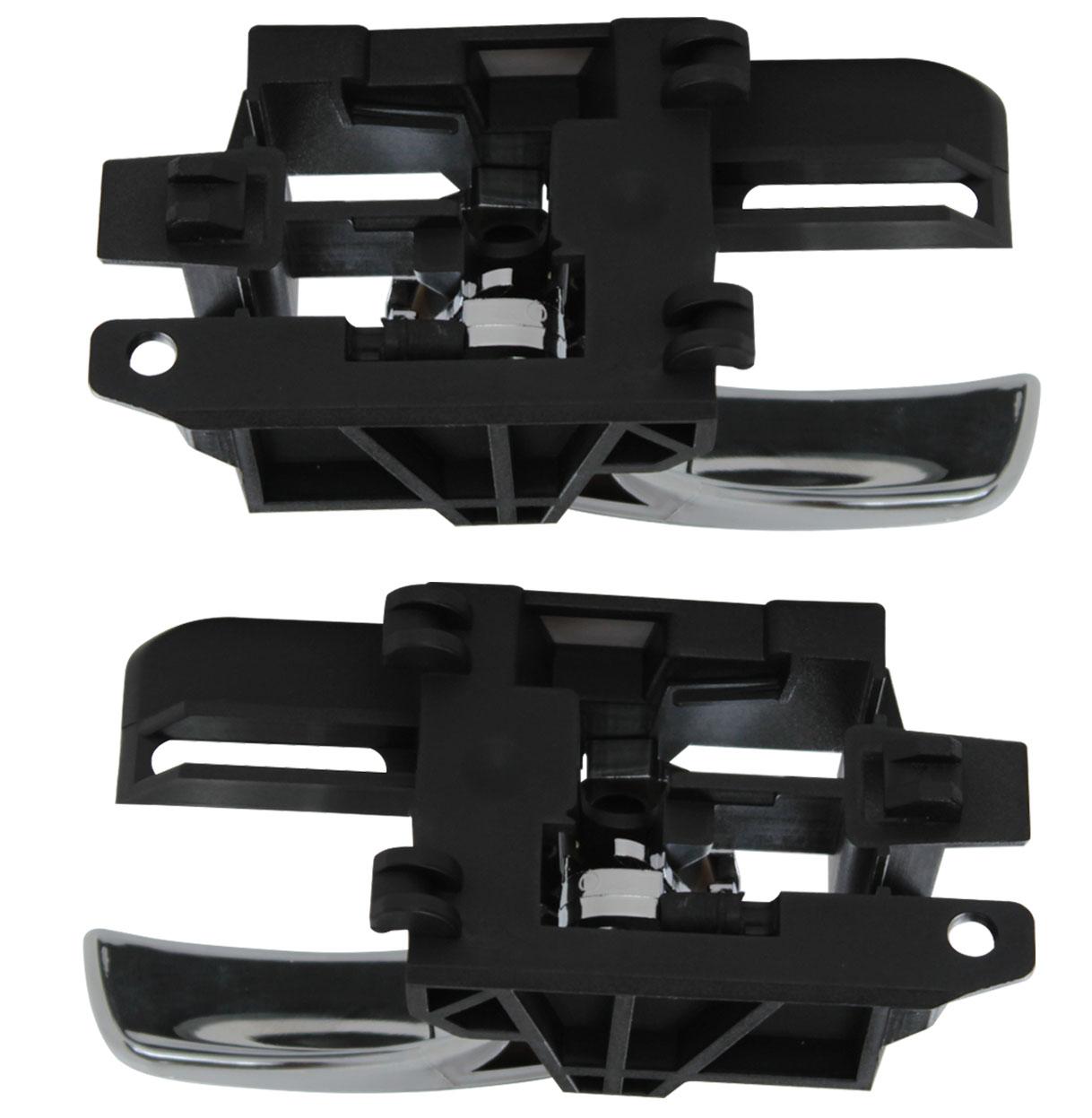 Poignees de porte interieures chrome gauche + droite pour Qashqai I PARTSLINE KC00083