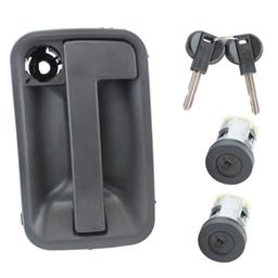 Poignee porte laterale droite avec barillets pour Jumpy Scudo Expert PARTSLINE KC00117