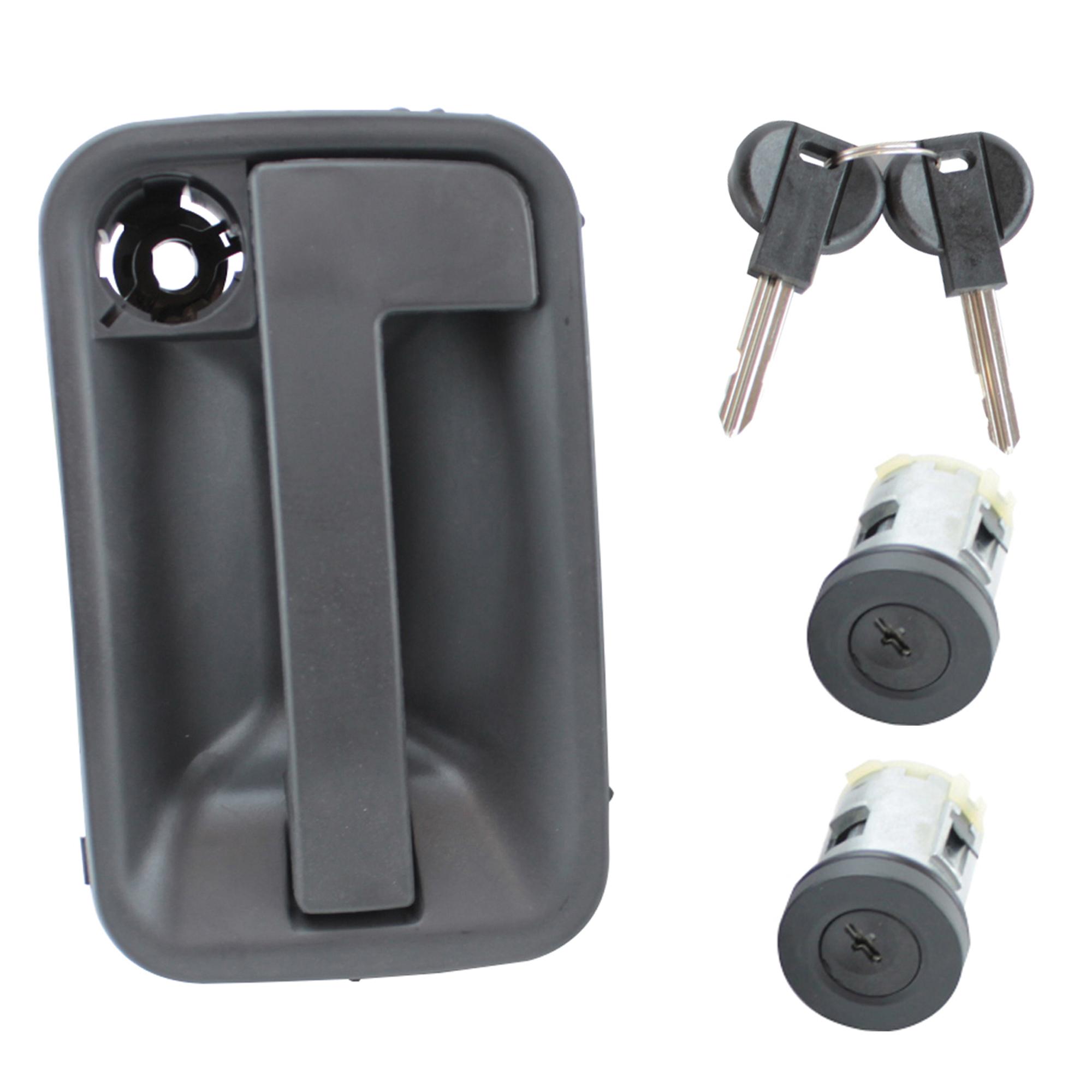 Poignee porte laterale droite avec barillets pour Jumpy Scudo Expert PARTSLINE KC00117