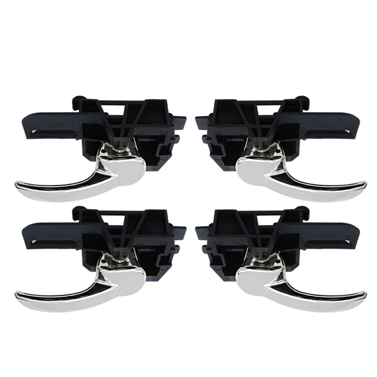 Poignees de porte interieures chromees pour Qashqai I PARTSLINE KC00147