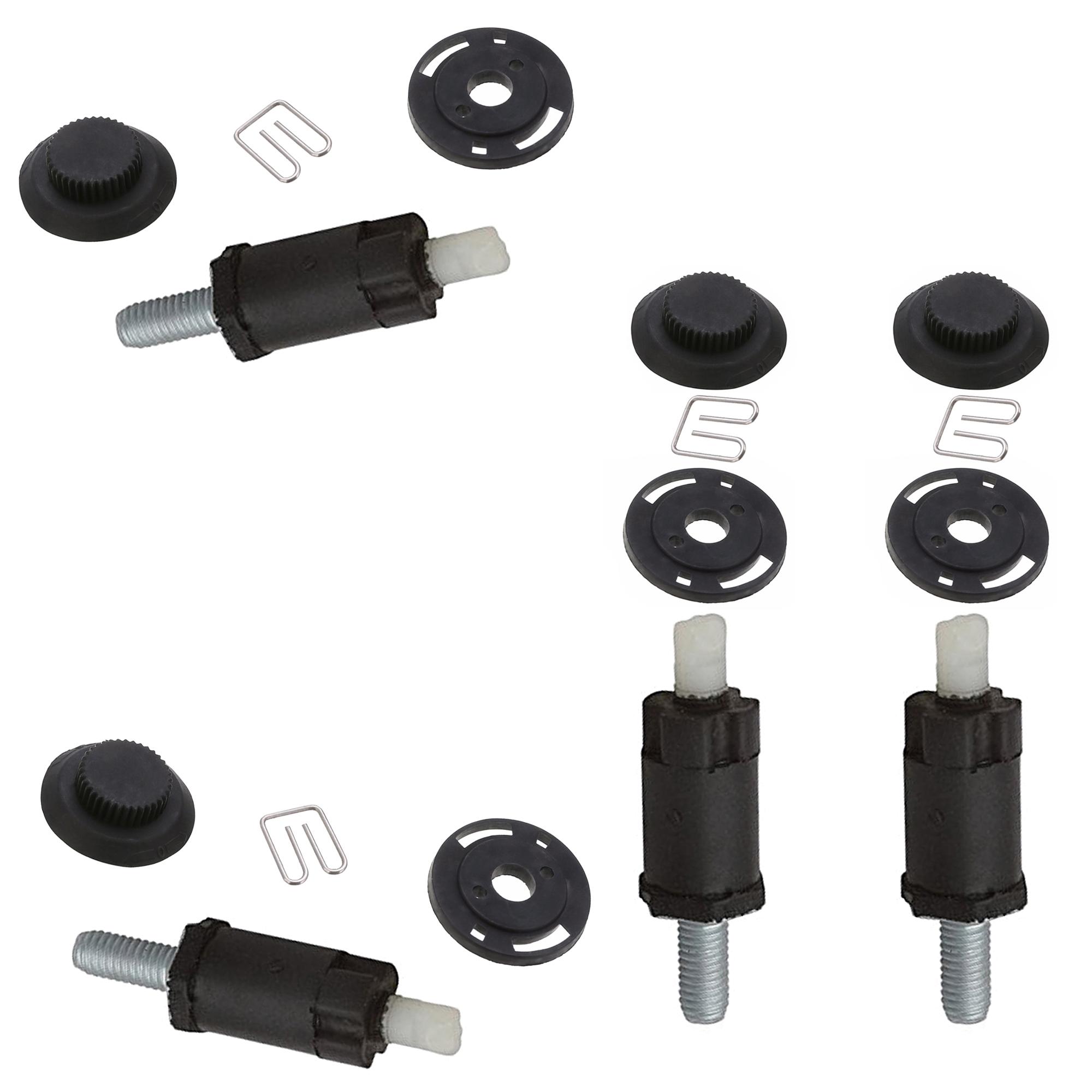 (Lot de 4) Silentbloc, caoutchouc de cache moteur pour Citroën, Peugeot HDi PARTSLINE KC00152