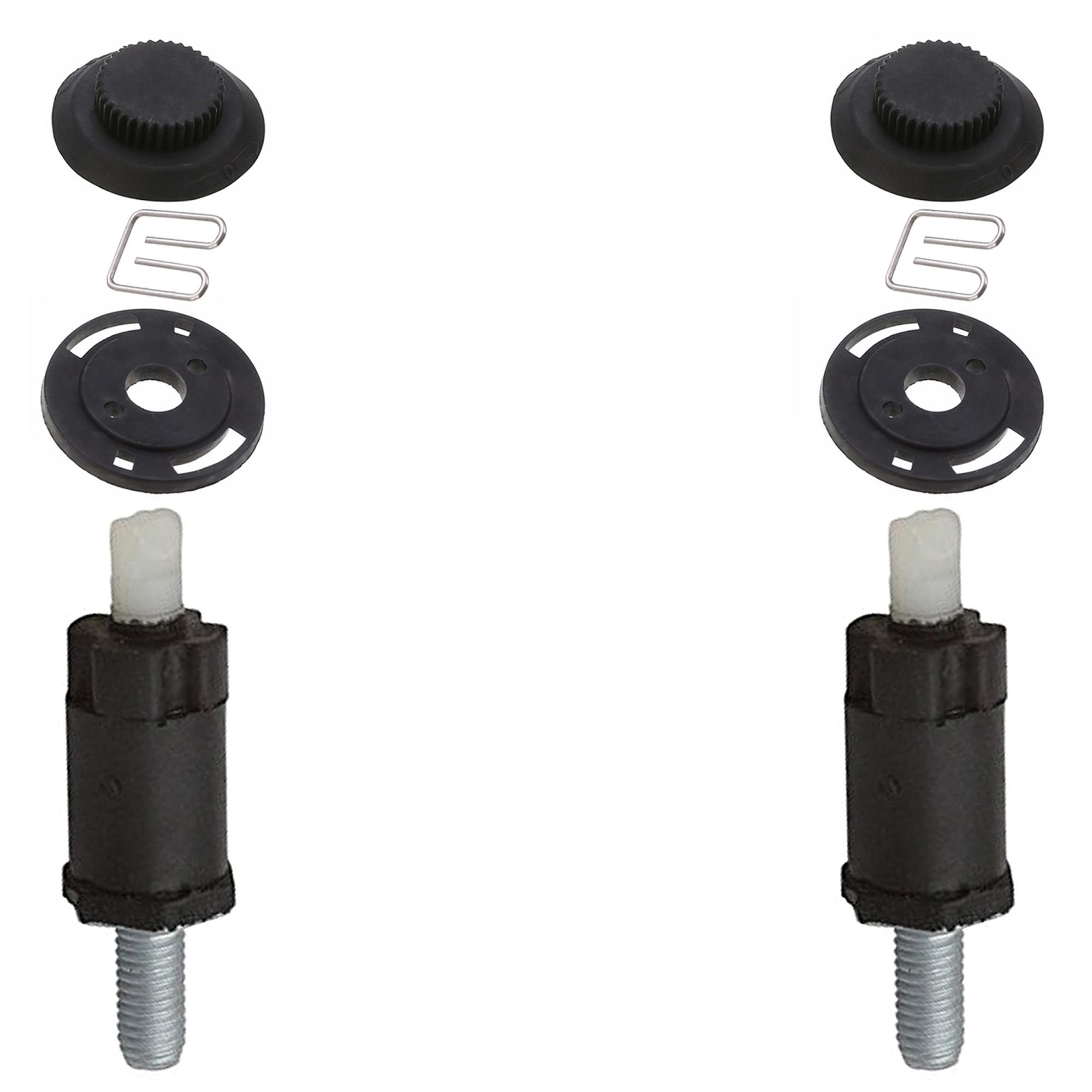 (Lot de 2) Silentbloc, caoutchouc de cache moteur pour Citroën, Peugeot PARTSLINE KC00155
