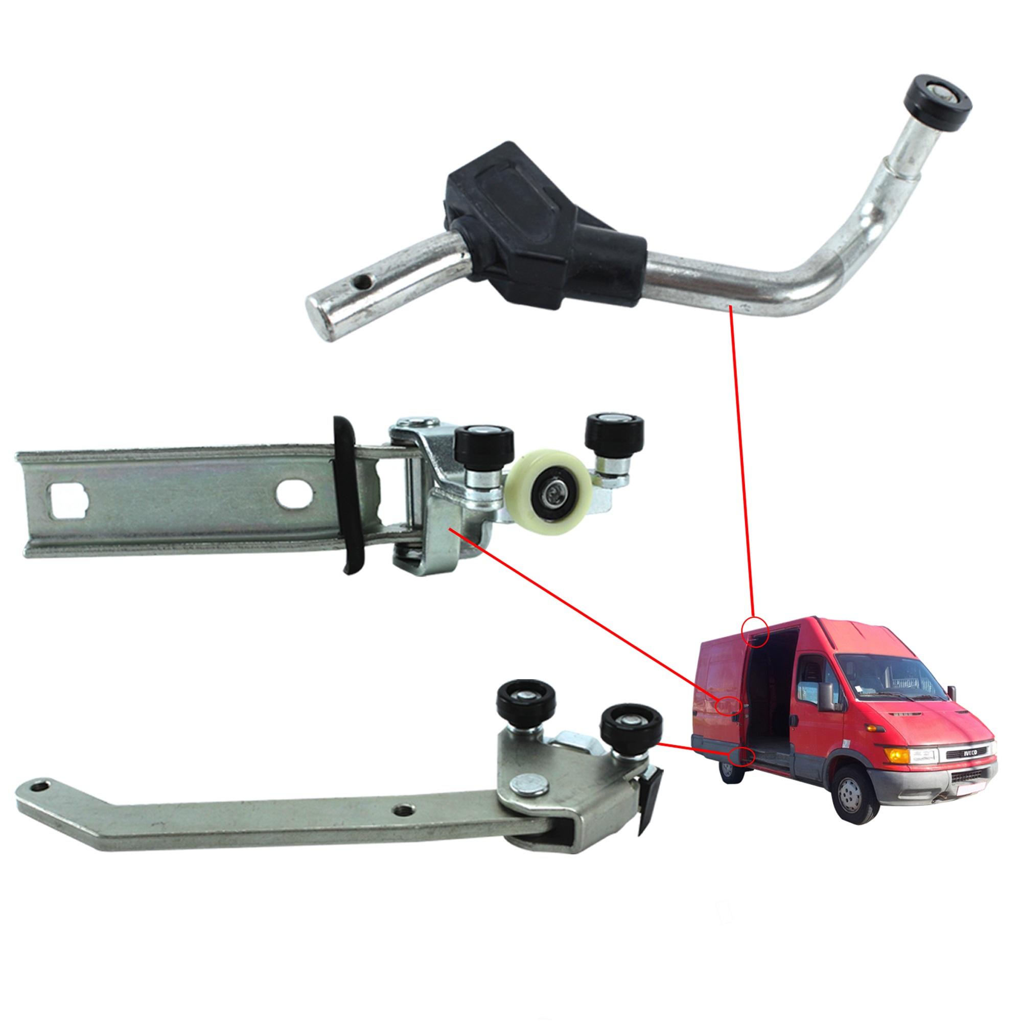 Kit galets porte latérale droite pour Iveco Daily 3 1999-2006 PARTSLINE KC00171