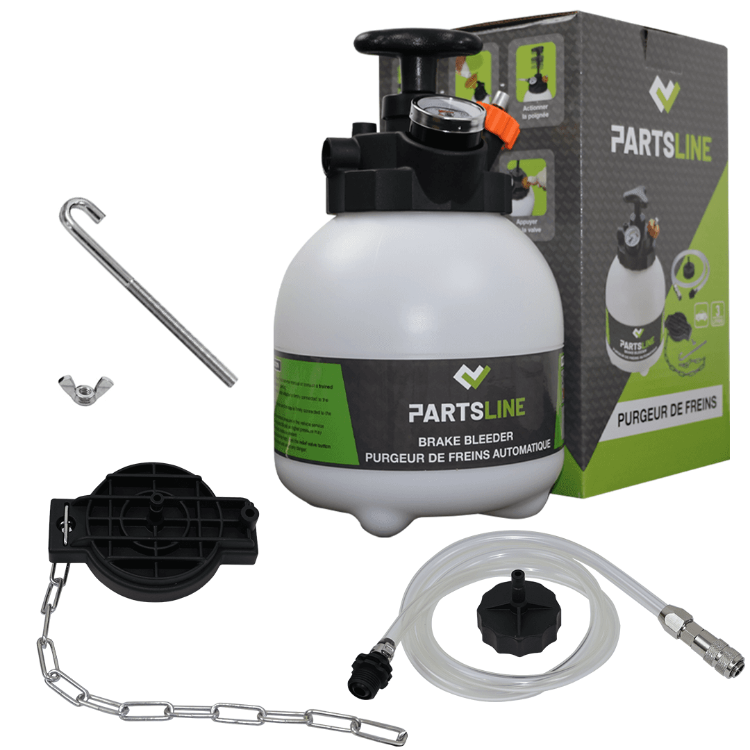 Purgeur autonome de frein et embrayage avec Bidon de 5 Litres de DOT4 PARTSLINE KC00184