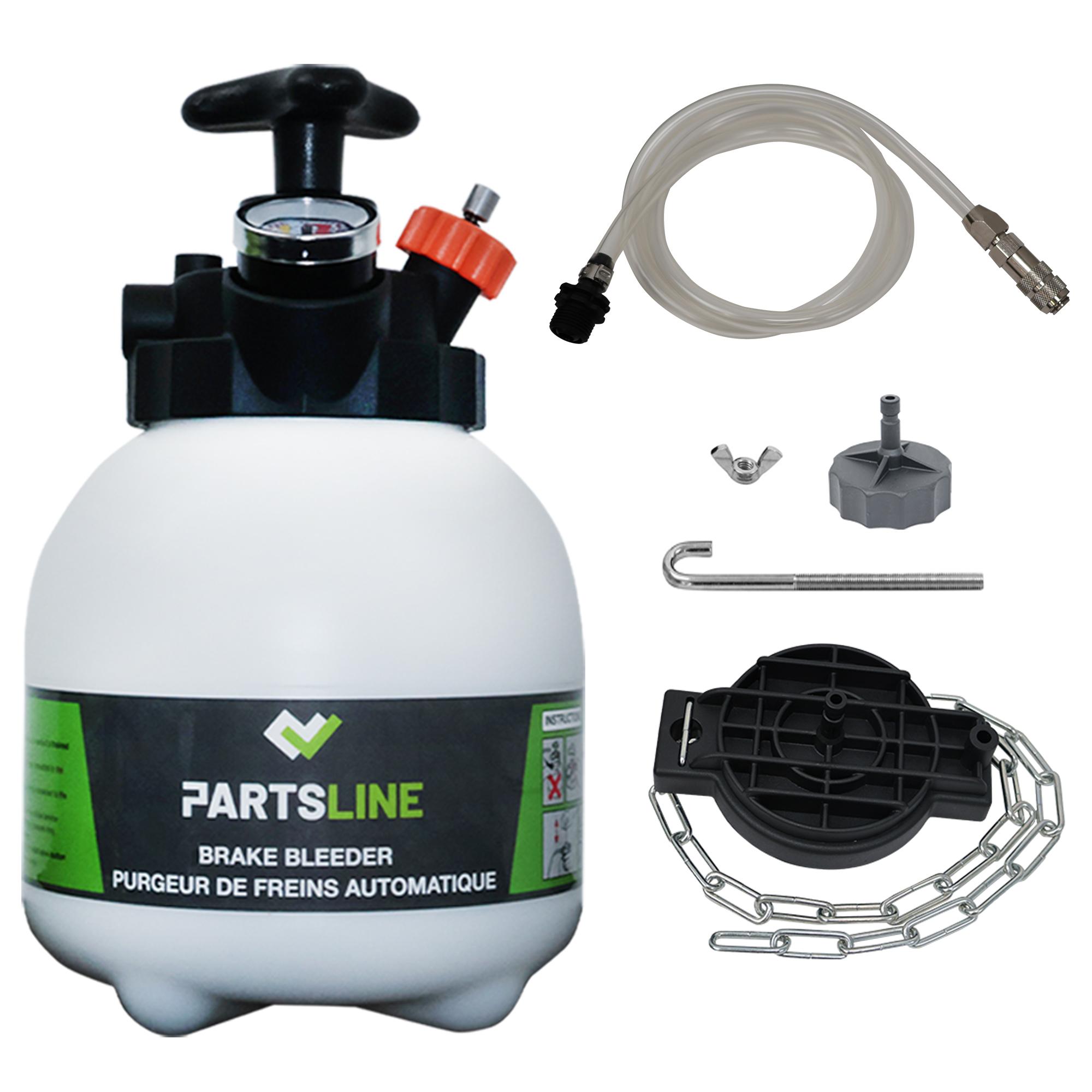 Purgeur de frein automatique 3L bouteille récupération Bidon 5L liquide DOT4 PARTSLINE KC00186