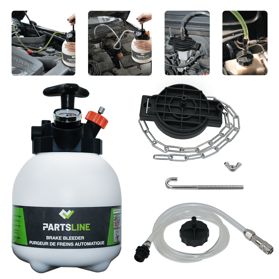 Purgeur de frein automatique 3L bouteille récupération Bidon 5L liquide DOT4 PARTSLINE KC00186
