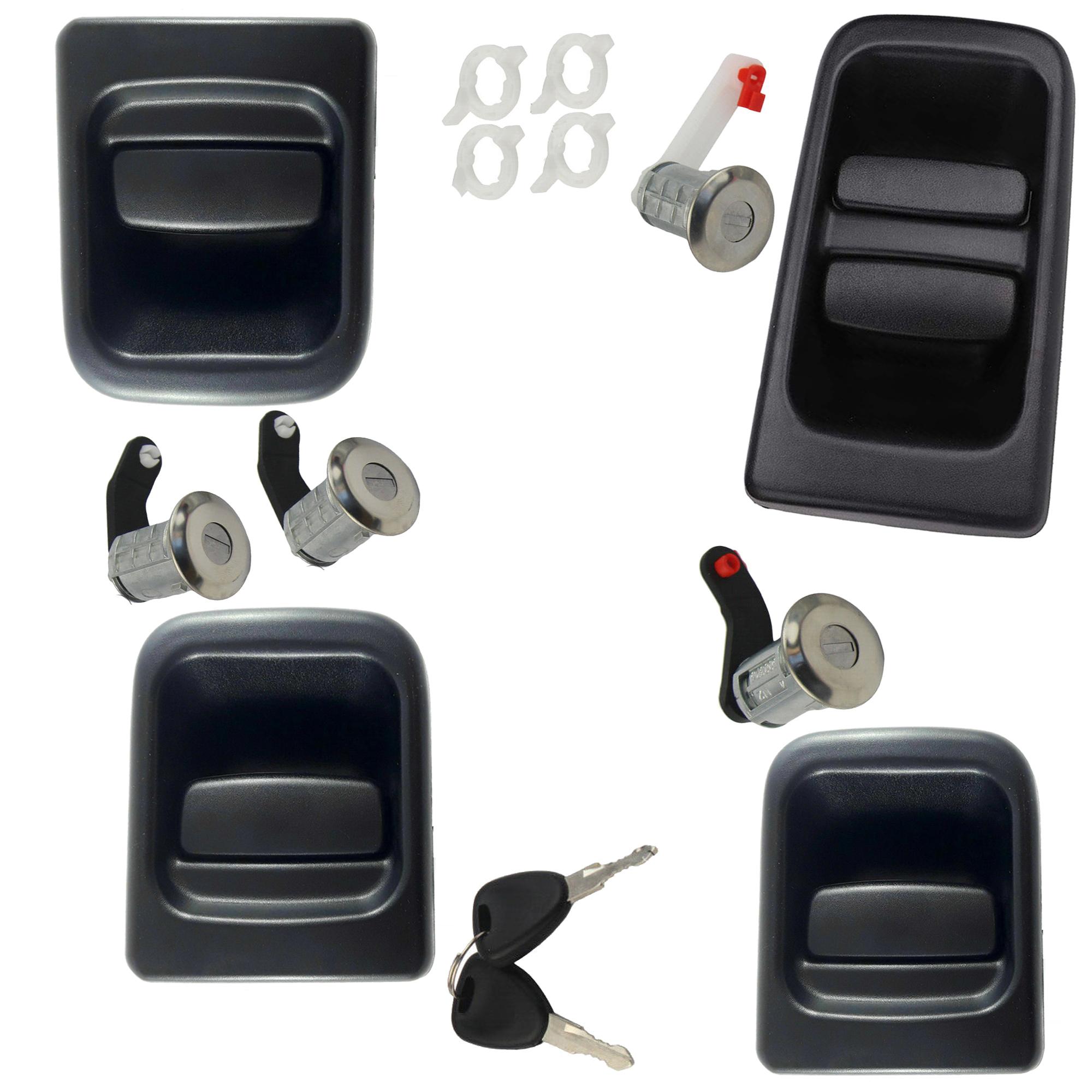 Poignée avant arrière latérale + barillet serrure pour Master 2, Interstar, Movano PARTSLINE KC00261