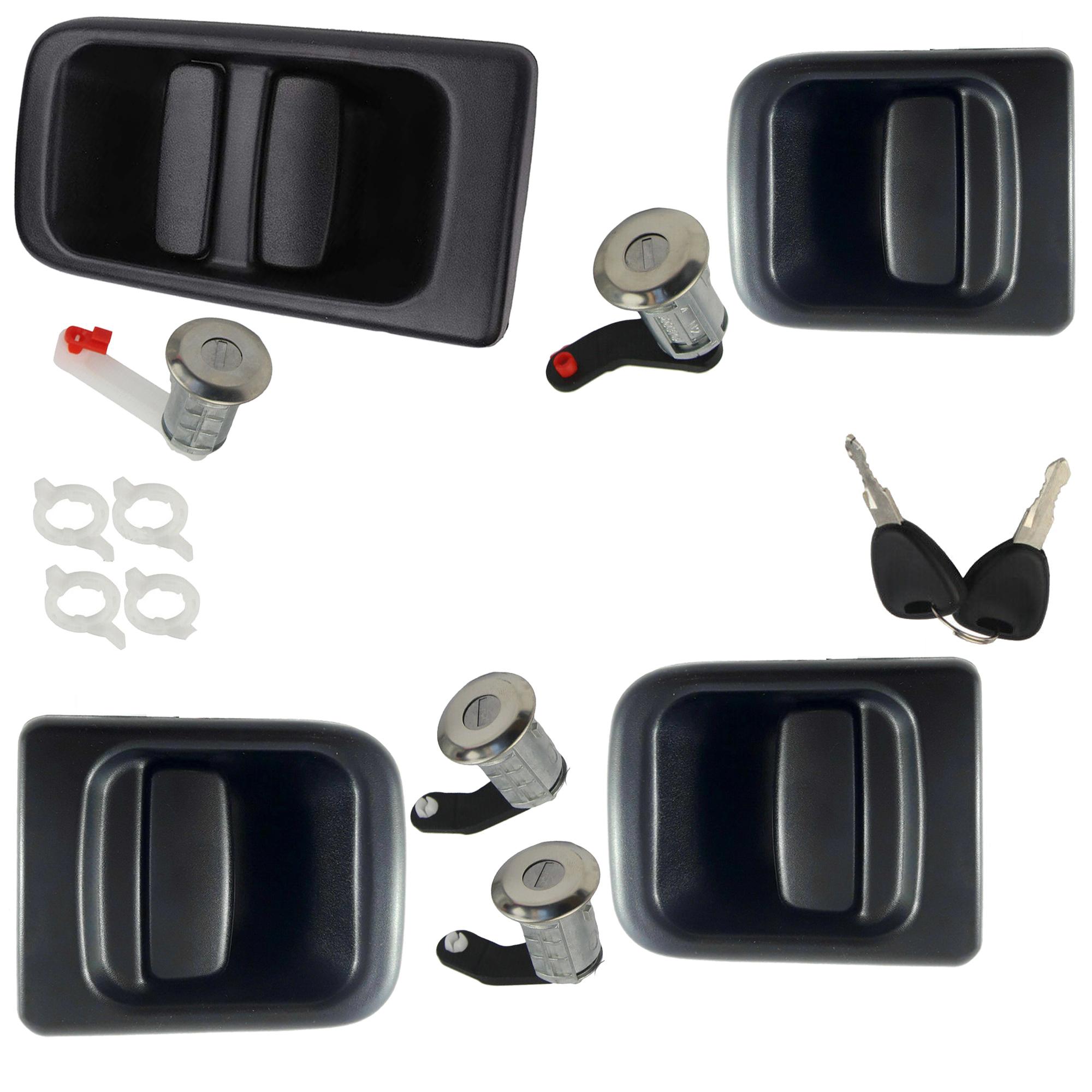 Poignée avant arrière latérale + barillet serrure pour Master 2, Interstar, Movano PARTSLINE KC00261