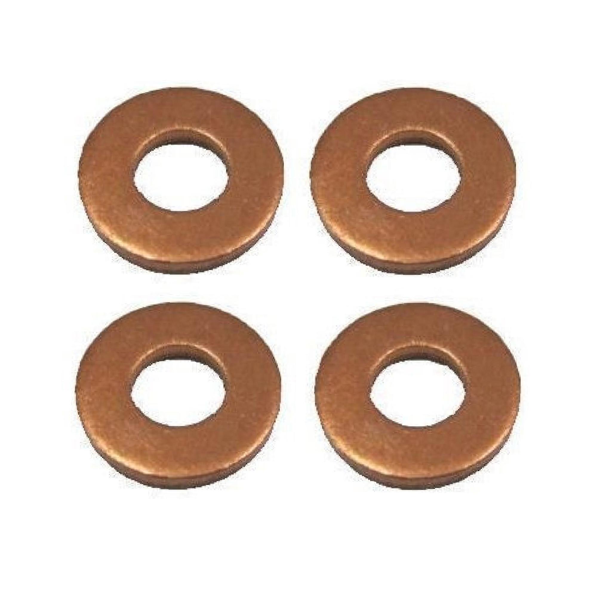 4x joint cuivre d'injecteur compatible avec moteurs 1,6 HDi, TDCi 90, 110 PARTSLINE KC00273