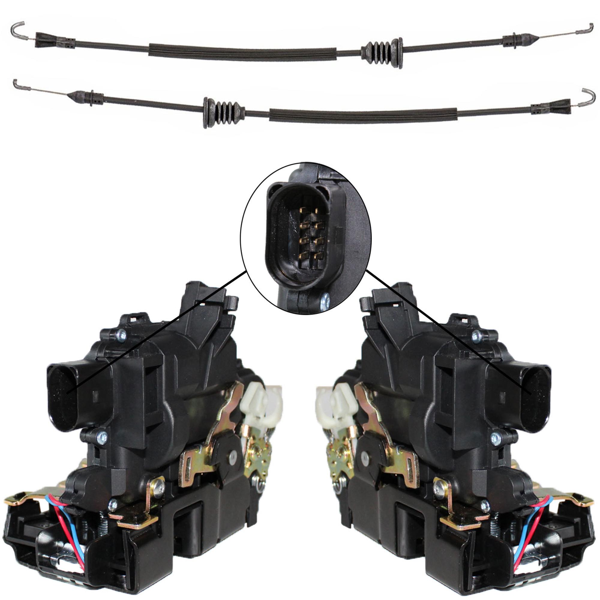 Lot de 2, serrure électrique de porte avant pour VW Golf 4, Bora 1 PARTSLINE KC00283