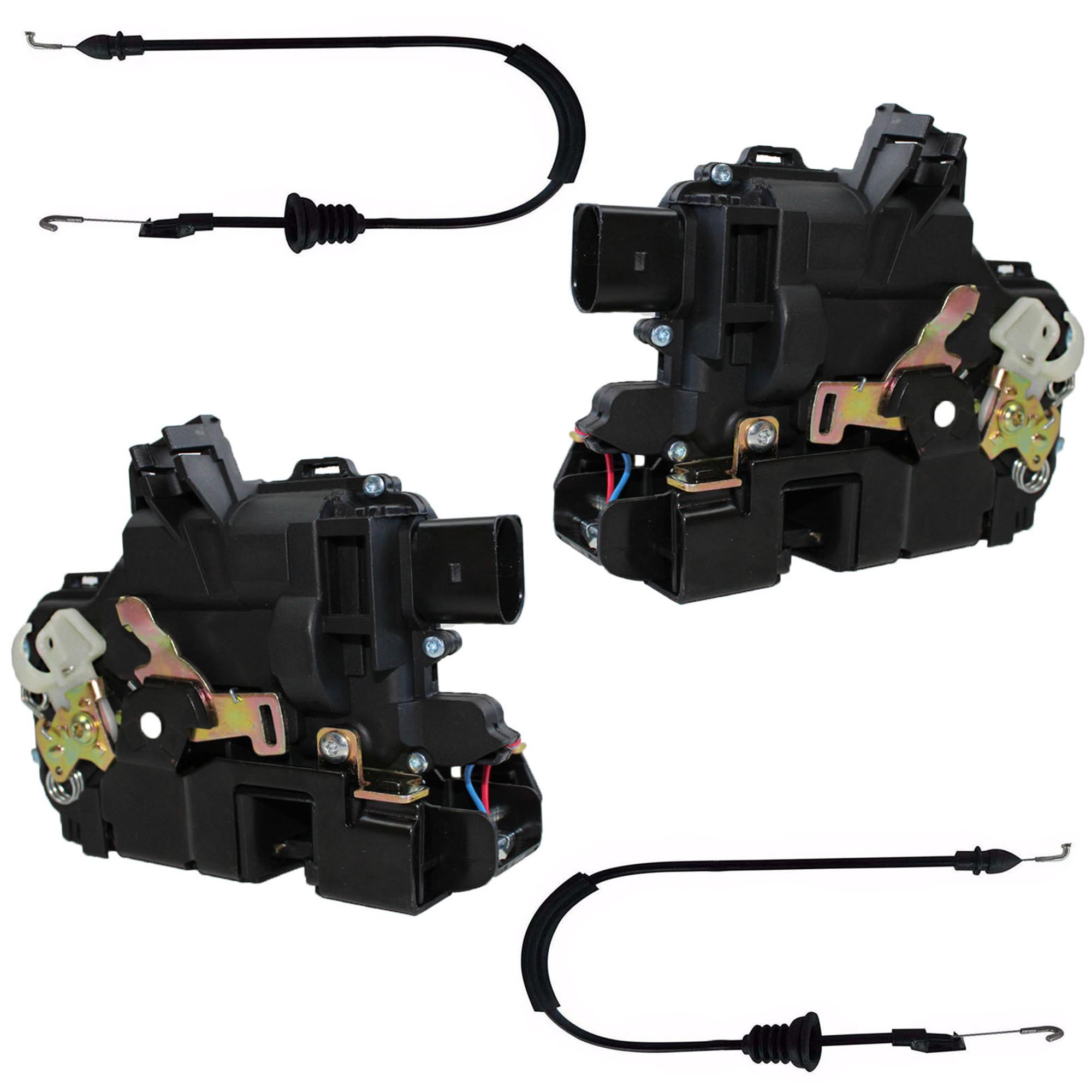 Lot de 2, serrure électrique de porte avant pour VW Golf 4, Bora 1 PARTSLINE KC00283