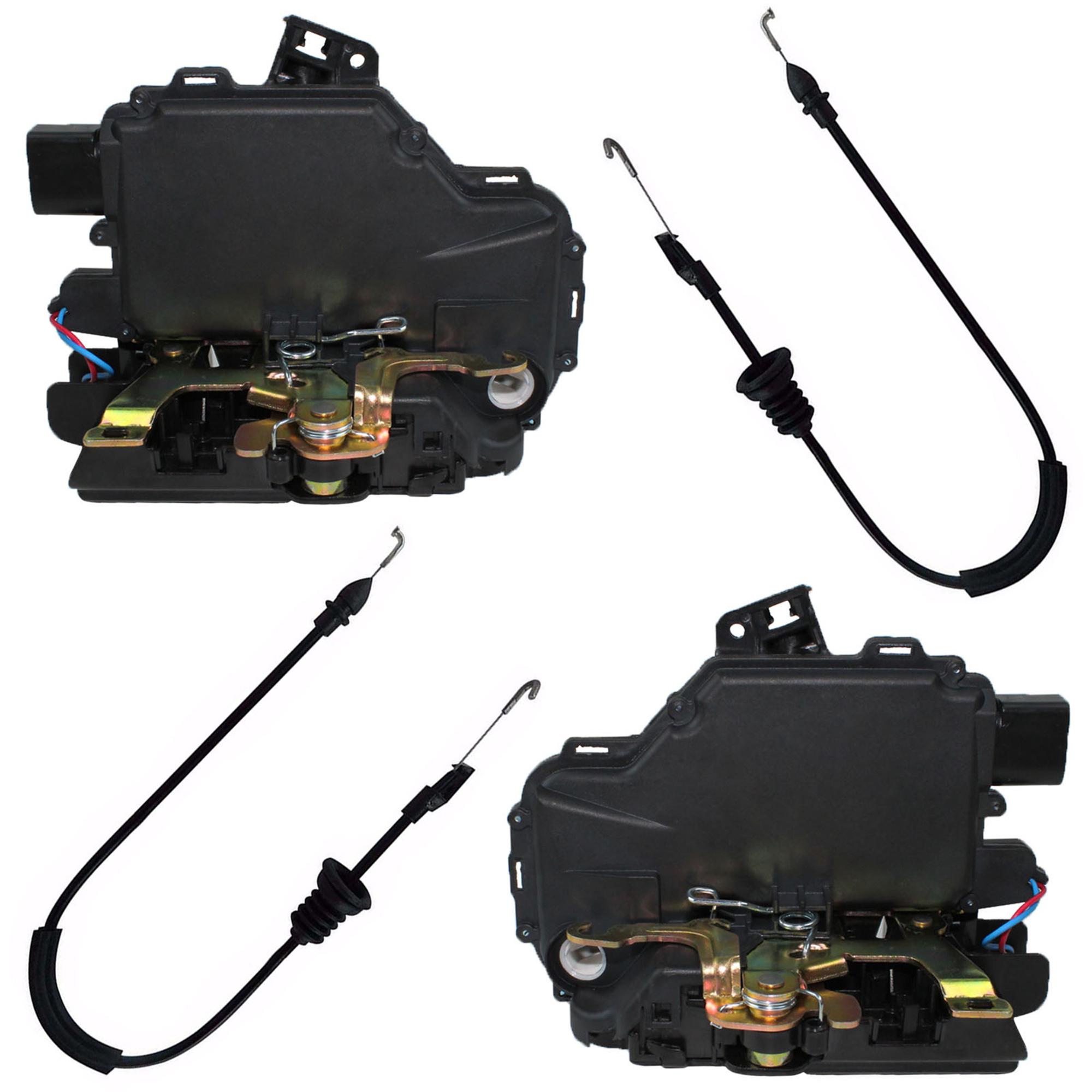 Lot de 2, serrure électrique de porte avant pour VW Golf 4, Bora 1 PARTSLINE KC00283
