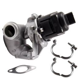 Vanne EGR + 2 colliers pour Citroën, Mazda, Mini, Peugeot, Volvo 1,6 Hdi TDCi PARTSLINE KC00291