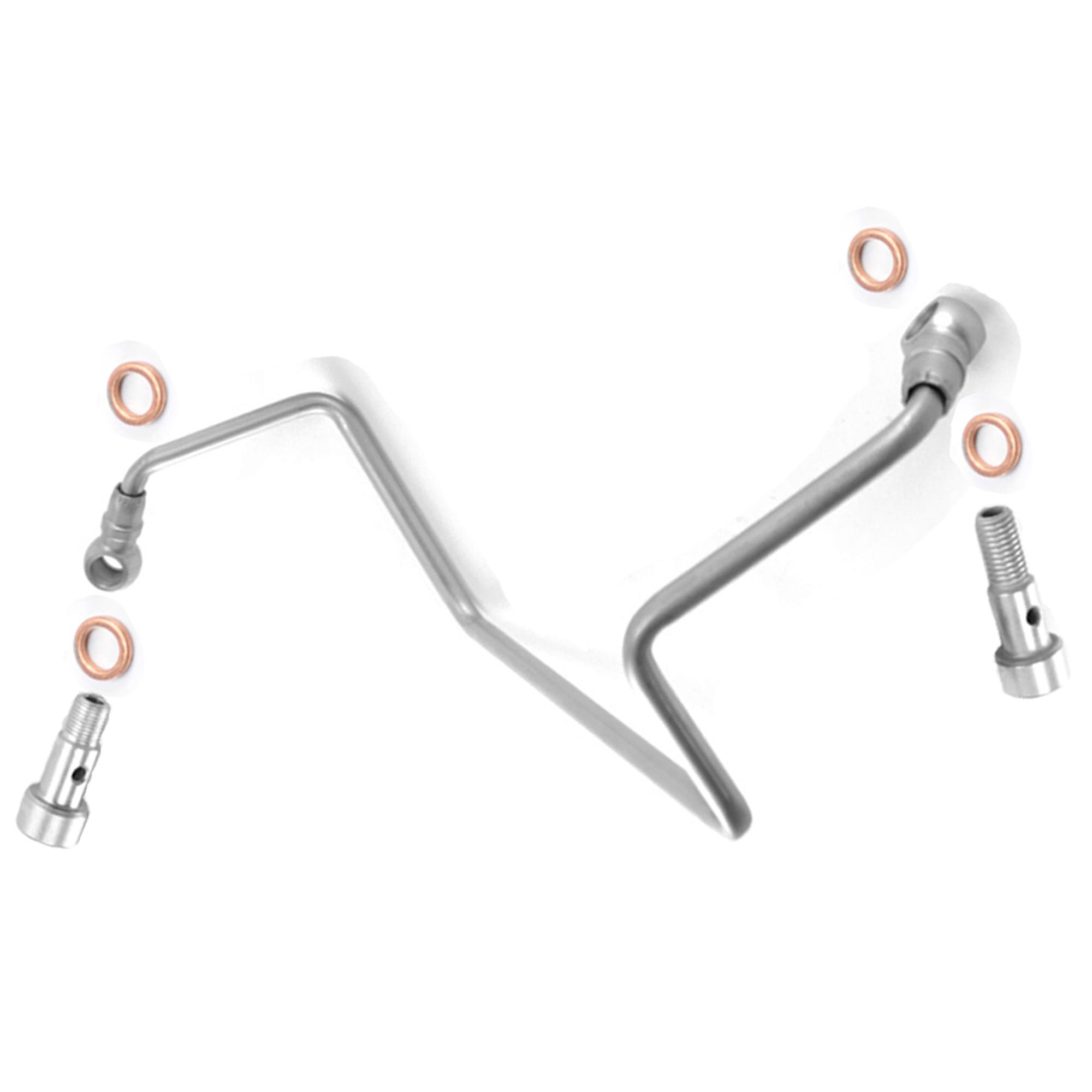 Tuyau de graissage huile + vis banjos 4 joints pour Turbo 1.6 HDi TDCi 110 PARTSLINE KC00308