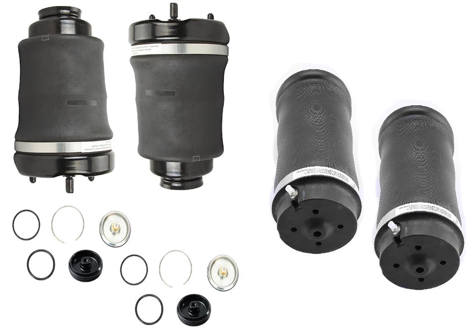 Kit 4 amortisseurs pneumatiques pour Mercedes ML GL W164 X164 PARTSLINE KC00327