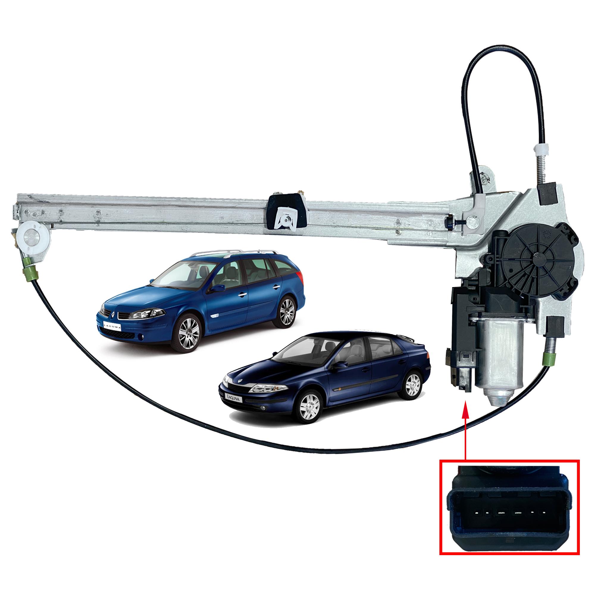 Leve vitre electrique confort arriere gauche pour Laguna 2 Grandtour PARTSLINE KC00355