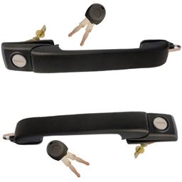 Poignees de porte exterieures avant avec barillet pour VW Golf III Vento PARTSLINE KC00378