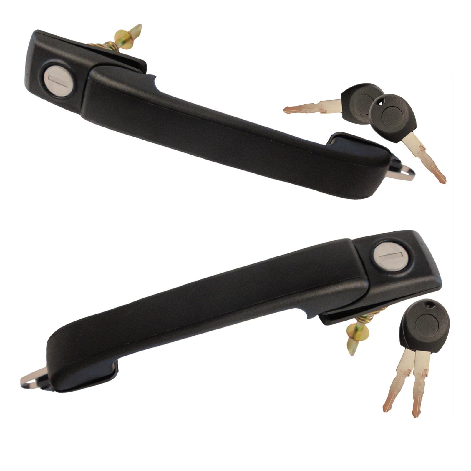 Poignees de porte exterieures avant avec barillet pour VW Golf III Vento PARTSLINE KC00378