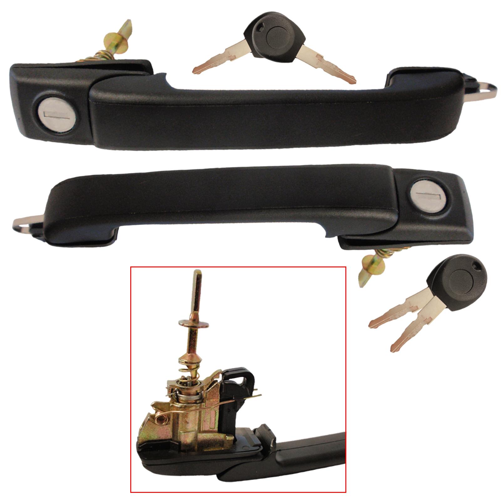 Poignees de porte exterieures avant avec barillet pour VW Golf III Vento PARTSLINE KC00378